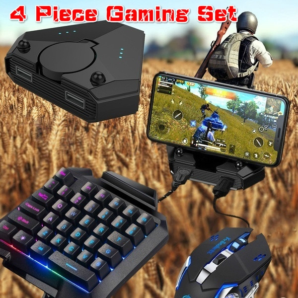 2021 Upgraded 4 Piece Gaming Set COD PUBG Controller