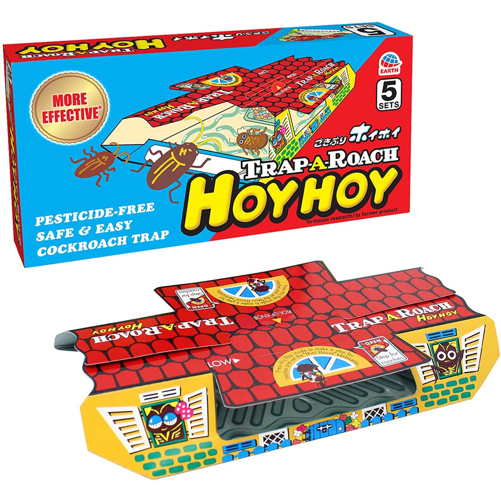 Hoyhoy TrapARoach Cockroach Roach Trap (5 traps) Shopee Philippines