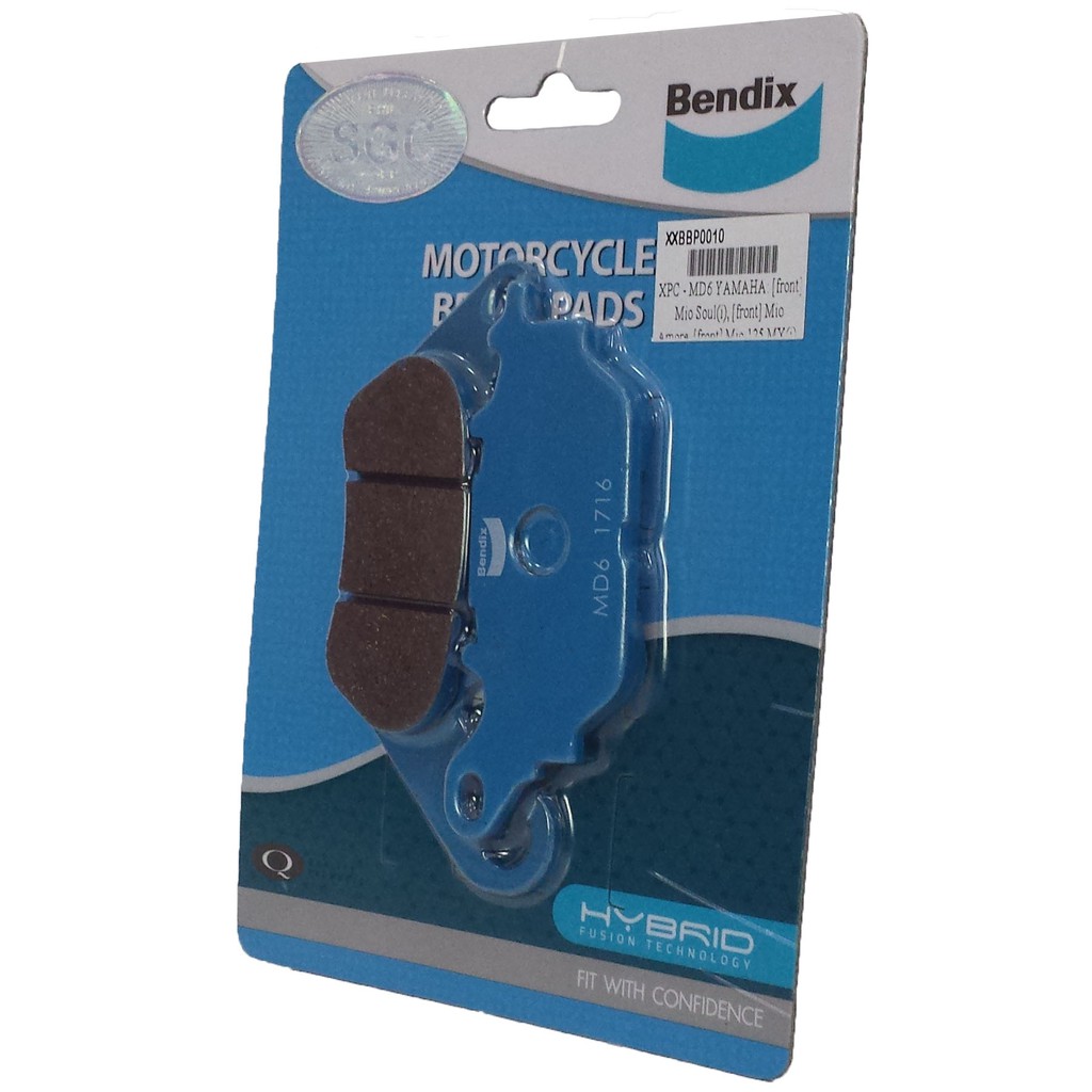 Bendix Brake Pads MD6 for Mio 125 MX/i (front) , NMAX 155 (rear