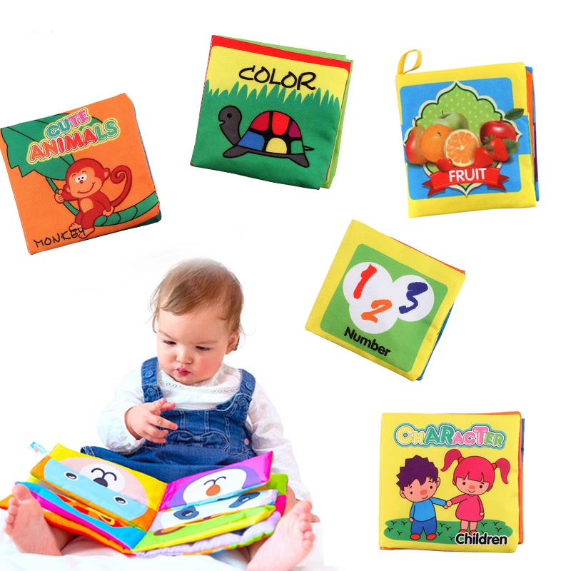 Baby Story Book Forms Cloth Coolplay Soft Cloth Books