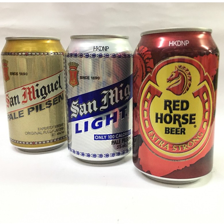 San Miguel / Red Horse Beer in Can 330mL Shopee Philippines