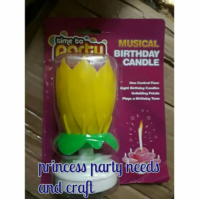 Musical Birthday Candle Shopee Philippines