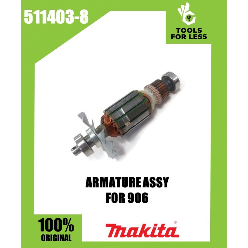 Makita Original Armature Assembly for Makita Die Grider Model 906 Made