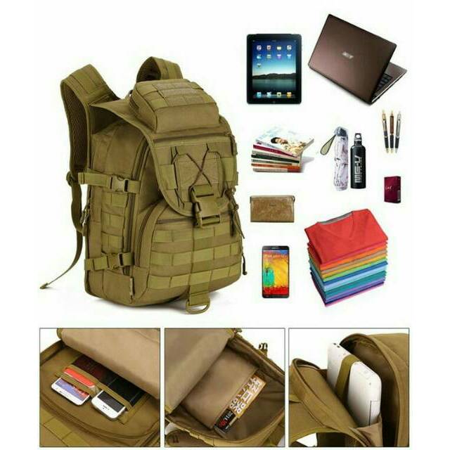 Army Laptop Bag Import X7 Doreng Army Backpack Waterproof Office 9900; Office Military Molle