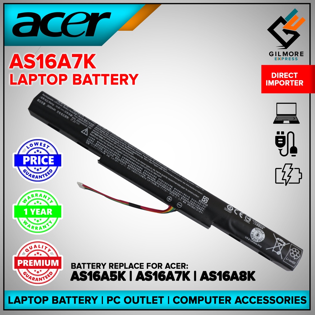 AS16A8K ACER LAPTOP BATTERY REPLACEMENT AS16A5K / AS16A7K / AS16A8K
