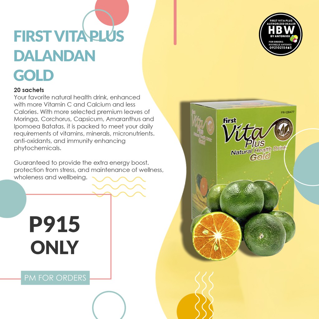 First Vita Plus Natural Health Drink Gold Shopee Philippines