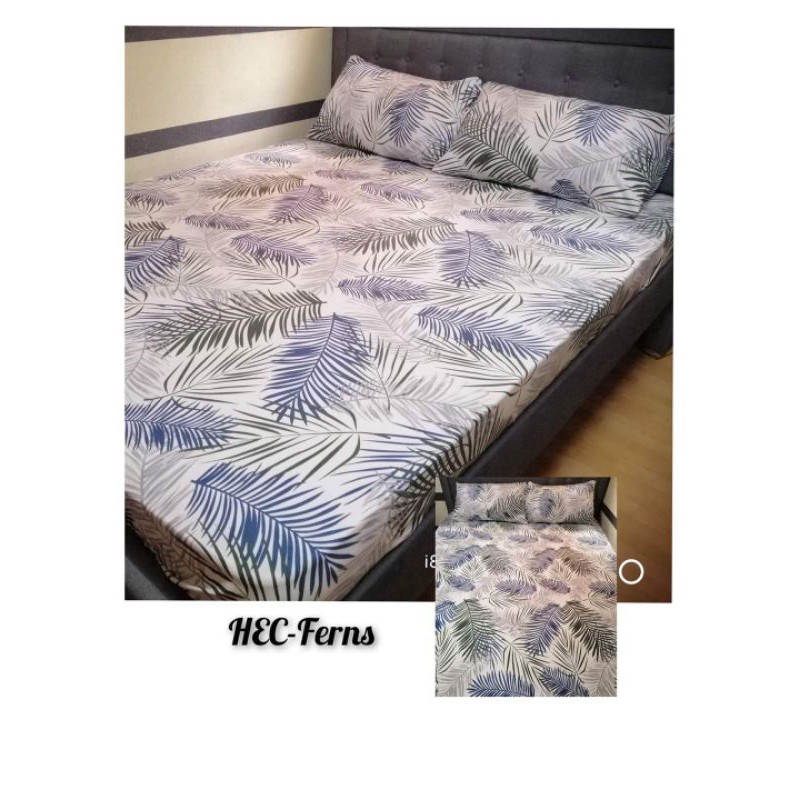 PREMIUM CANADIAN COTTON BEDSHEET with 2 18x28 pillowcases, corner