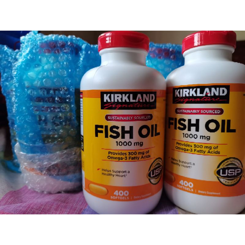 KIRKLAND SIGNATURE FISH OIL 1000MG (400 SOFTGELS) Shopee Philippines