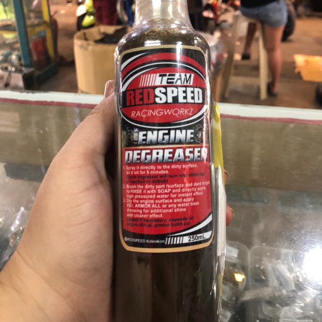 redspeed engine degreaser 250ml with free toothbrush/scotbrite Shopee