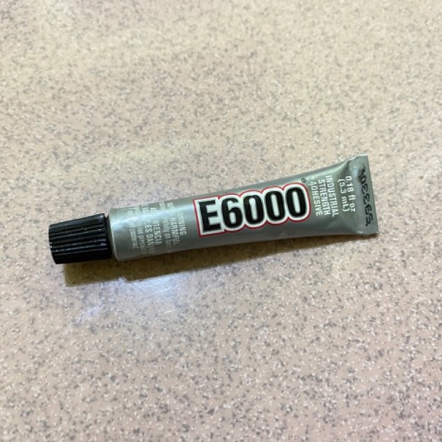 E6000 Mini Tube Industrial Strength Adhesive 0.18 fl oz(5.3mL) Shopee