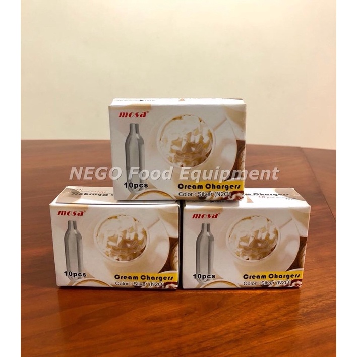 Mosa Whip Cream Charger 1 Box 10 Pieces Shopee Philippines