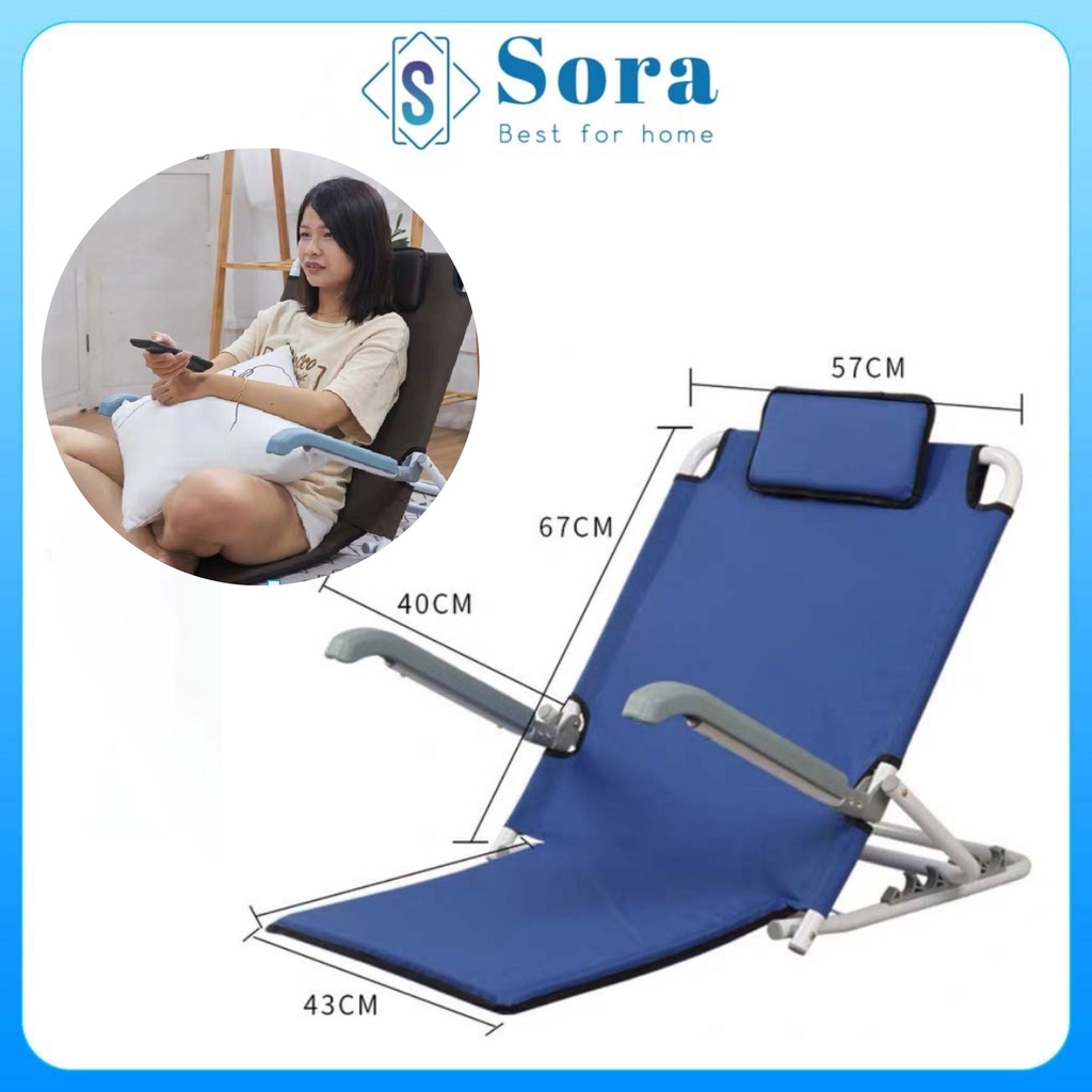 Bed Recliner For Patient Adjustable Folding Chair Backrest Bed Chair