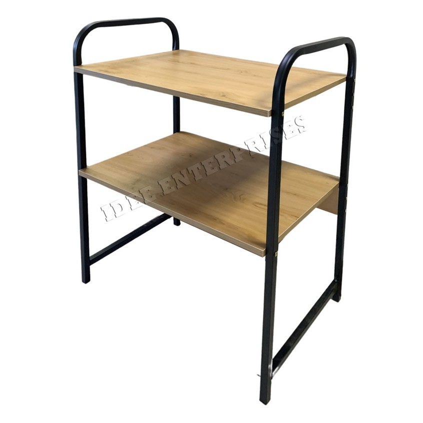 MULTIPURPOSE KITCHEN RACK IN METAL FRAME TAILEE SR02B OAK Shopee