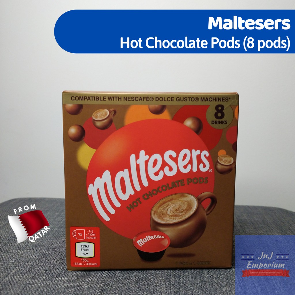 Maltesers Dolce Gusto Hot Chocolate Pods 8 Shopee Philippines
