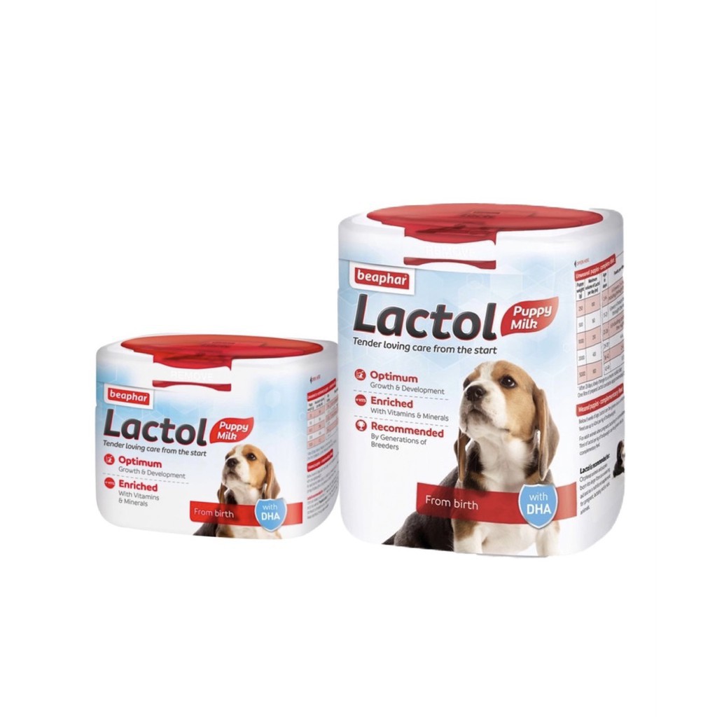 Beaphar Lactol Milk Replacer for Puppies & Kittens (250g and 500g
