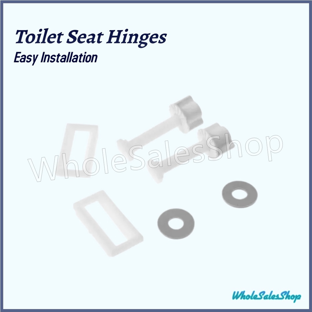 Toilet Seat Cover Hinge Fitting PP Fasteners Kits Toilet Seat Hinges