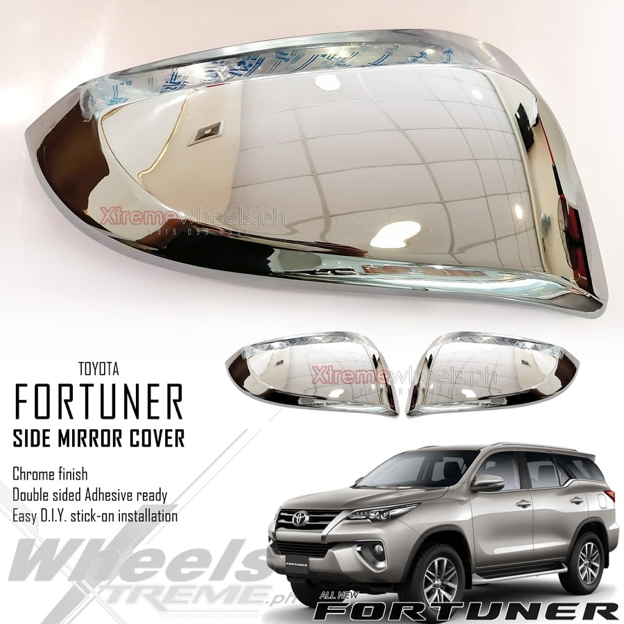 Toyota Fortuner 20162023 Side Mirror Protector Cover Chrome ( fortuner