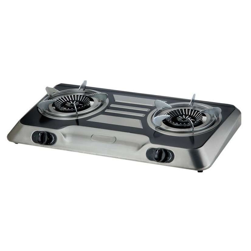 Kyowa Double Burner Gas Stove (Silver) KW3552 Shopee Philippines