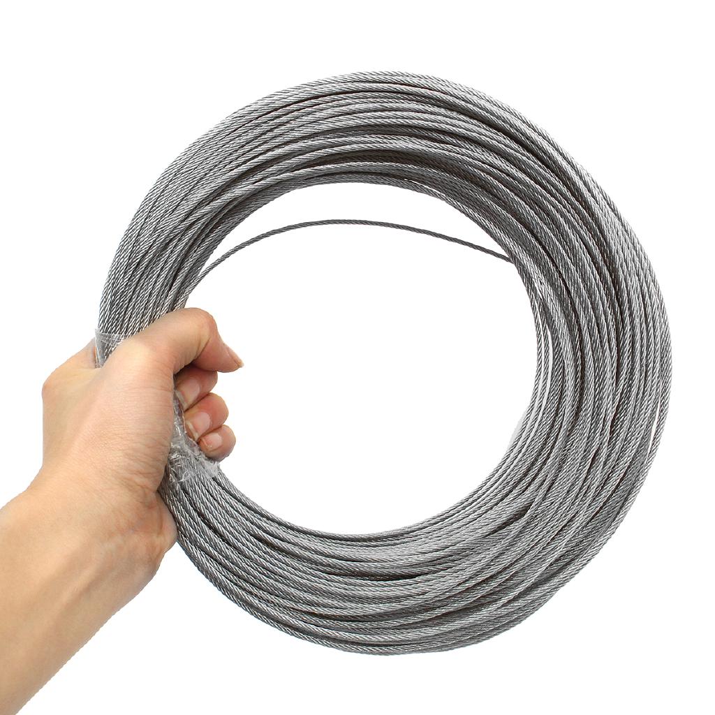 1mm Stainless Steel Wire Rope Tensile Diameter Structure Shopee
