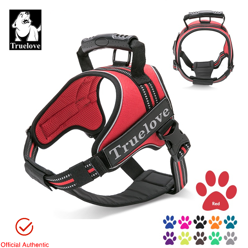 Truelove Adjustable Air Mesh Dog Harness Nylon Oxford Fabric Dog