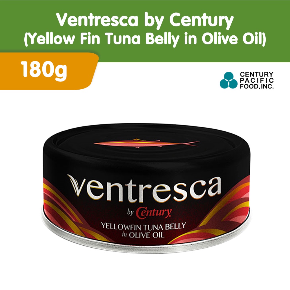Ventresca by Century (Yellow Fin Tuna Belly in Olive Oil 180g) Shopee