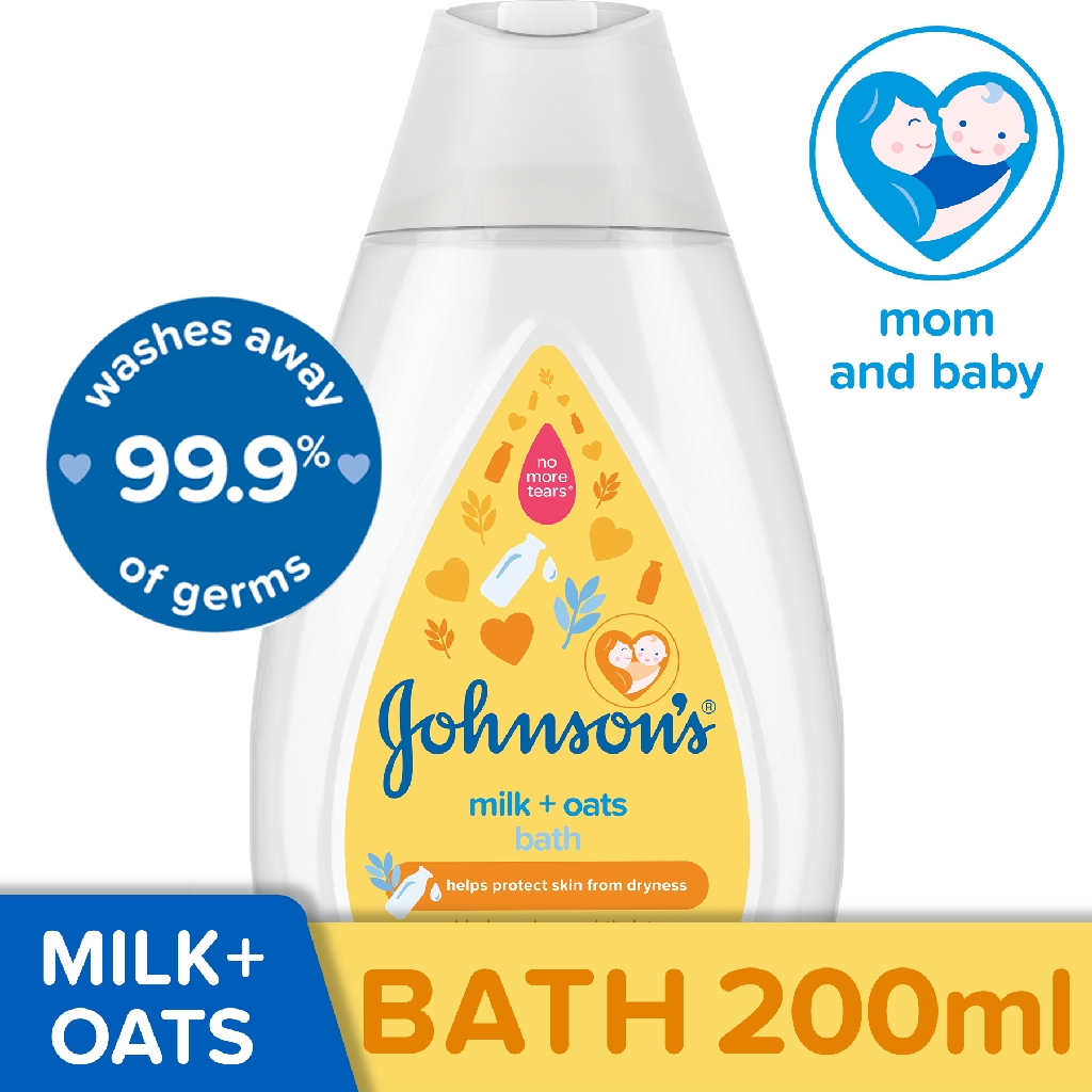 Johnson's Milk+Oats Bath 200ml Shopee Philippines