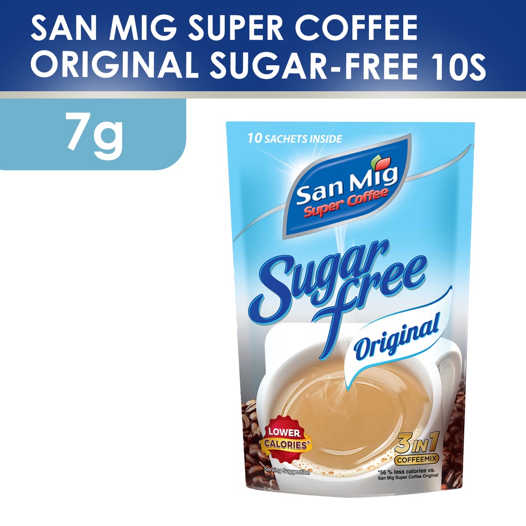 San Mig Super Coffee Original SugarFree 20s (7g) Set Of