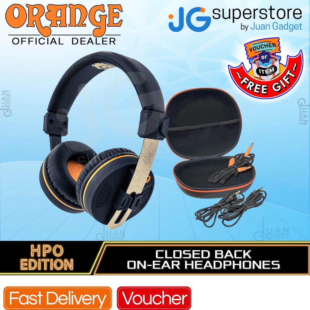 Orange Amps O EDITION ClosedBack Headphones with Mic and Remote