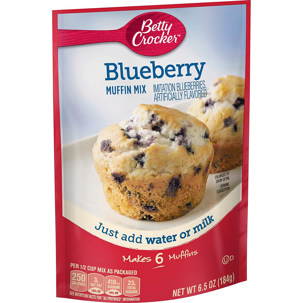 Betty Crocker Triple Berry/Blueberry Muffin Mix 184g Shopee Philippines