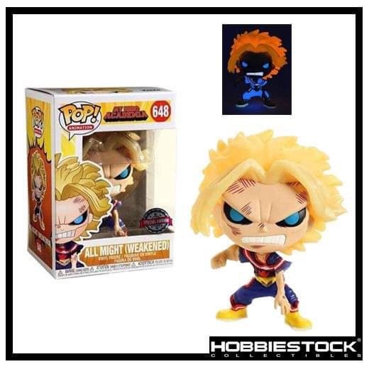 Funko Pop! Animation MHA All Might (Weakened) GITD Exclusive