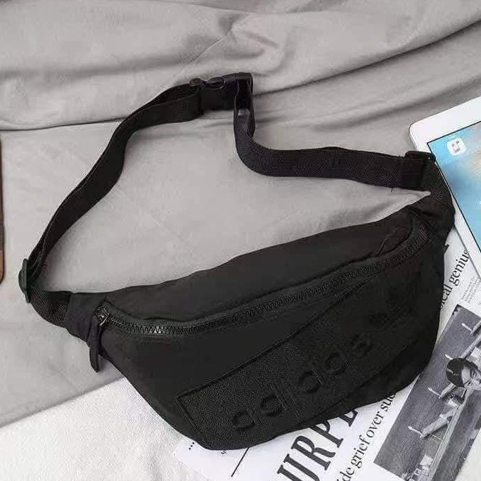 ADIDAS BELT BAG "BLACK" (OEM PREMIUM QUALITY) Shopee Philippines