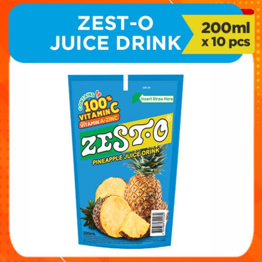 ZestO Juice Drink Pineapple (10 x 200ml) Shopee Philippines