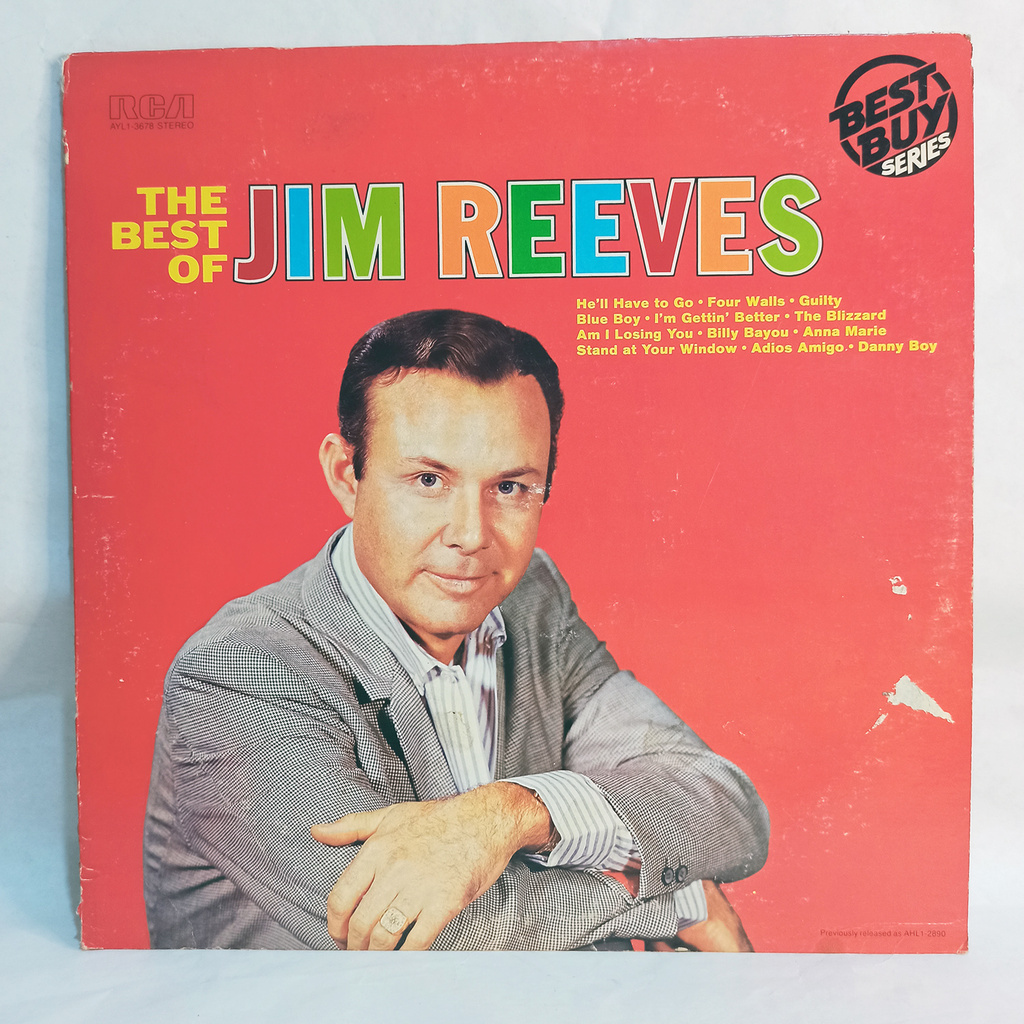 Jim Reeves The Best Of Jim Reeves Vinyl Record Plaka LP Album