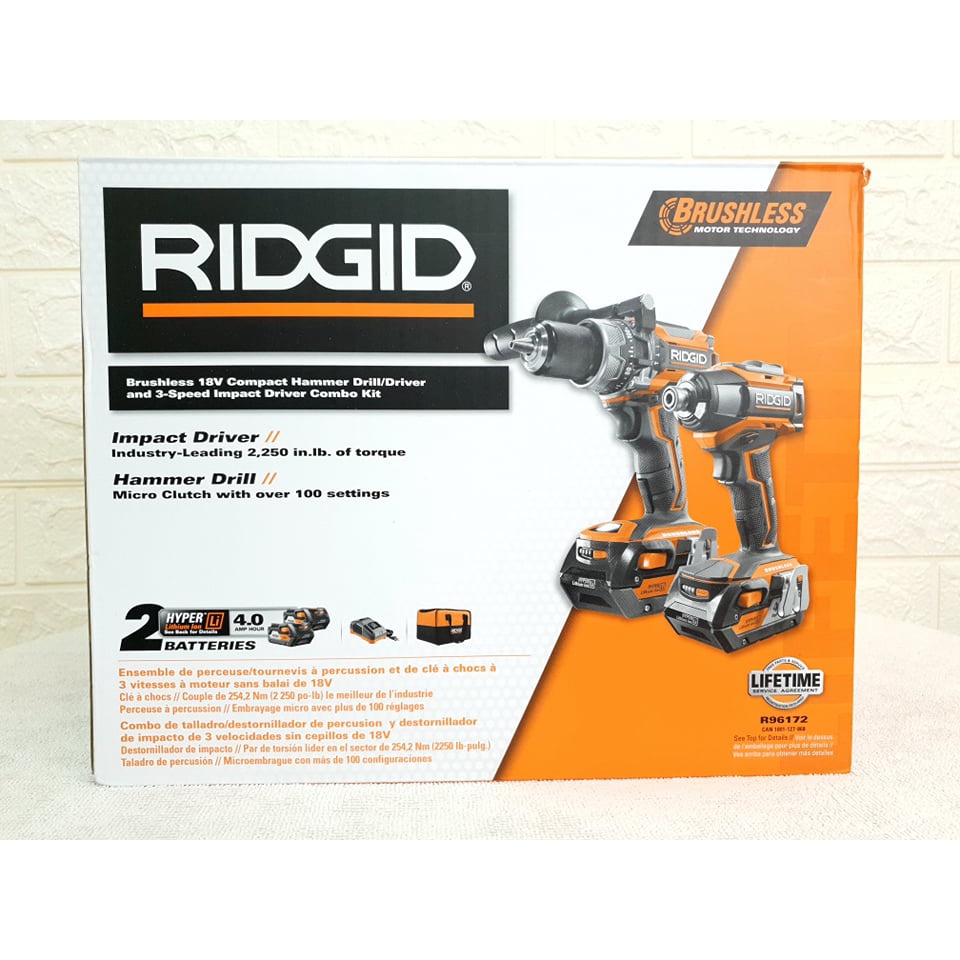 RIDGID GEN5X 18V Brushless Cordless Hammer Drill / 3Speed Impact