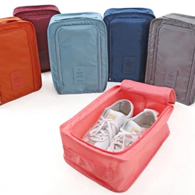 anko Travel Shoe Pouch Organizer Storage BagTravel Shoe Pouch Organizer Storage Bag Shopee