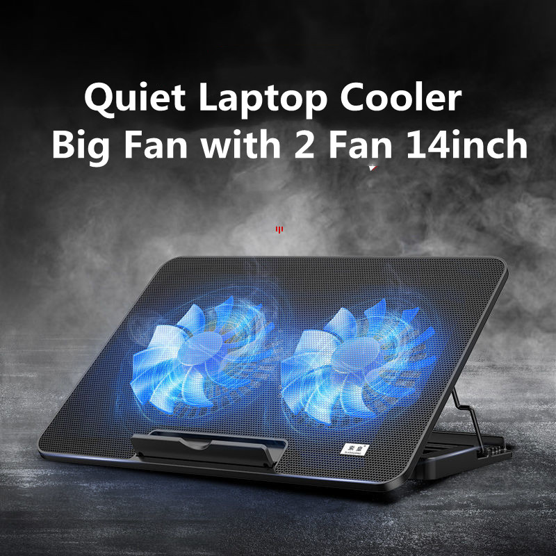 Laptop Cooler 14 Inch / 15.6 Inch Quiet Laptop Cooling Cooler USB Big