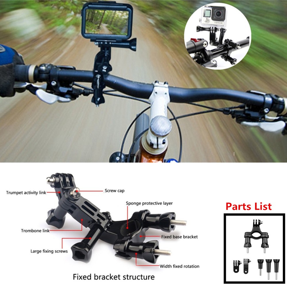 3Way Pivot Arm Clip Bicycle Stand Bike Holder Motorcycle Handlebar