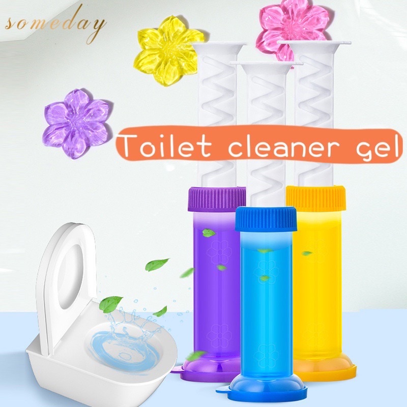 Gel Toilet Bowl Cleaner Flower Stamp Toilet Deodorizing Gel Stamp