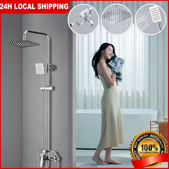 Shower Faucet Bath Shower Set 304 Stainless Steel Bathroom Shower Set