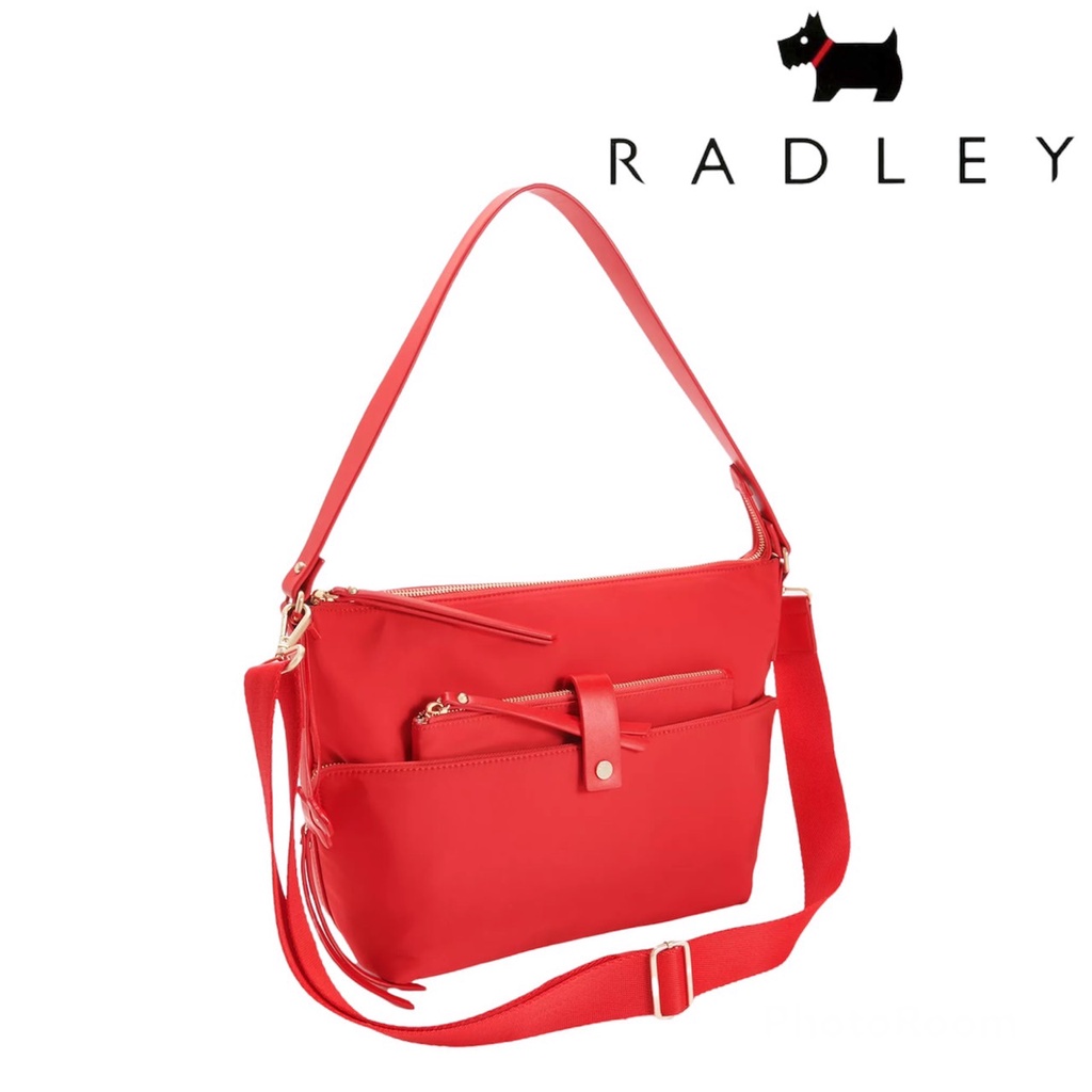 Radley London Alpha Road Nylon Medium Zip Top Multiway bag, 100