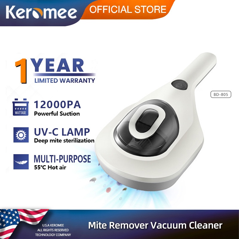 Keromee Mites Remover dust mites vacuum cleaner with uv for home bed