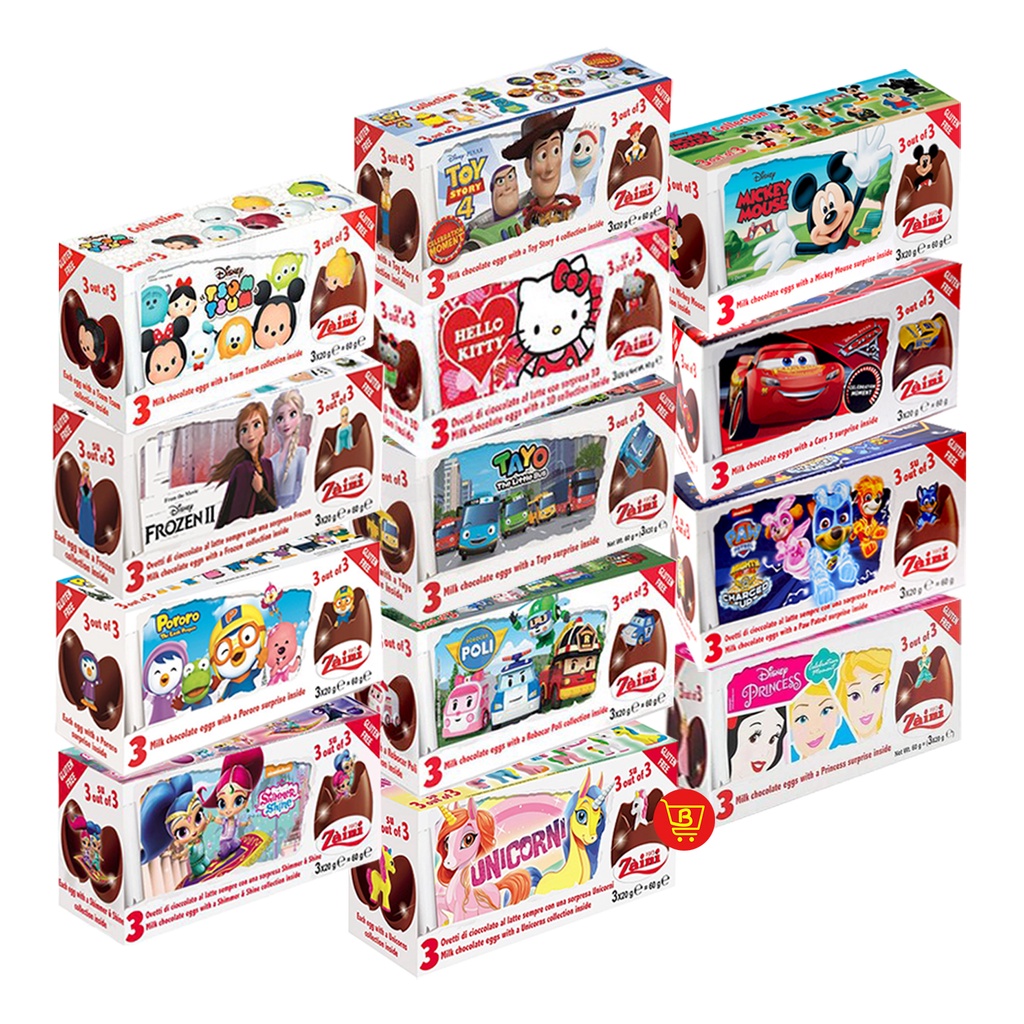 Zaini Milk Chocolate Egg with Surprise Toy 60g Shopee Philippines