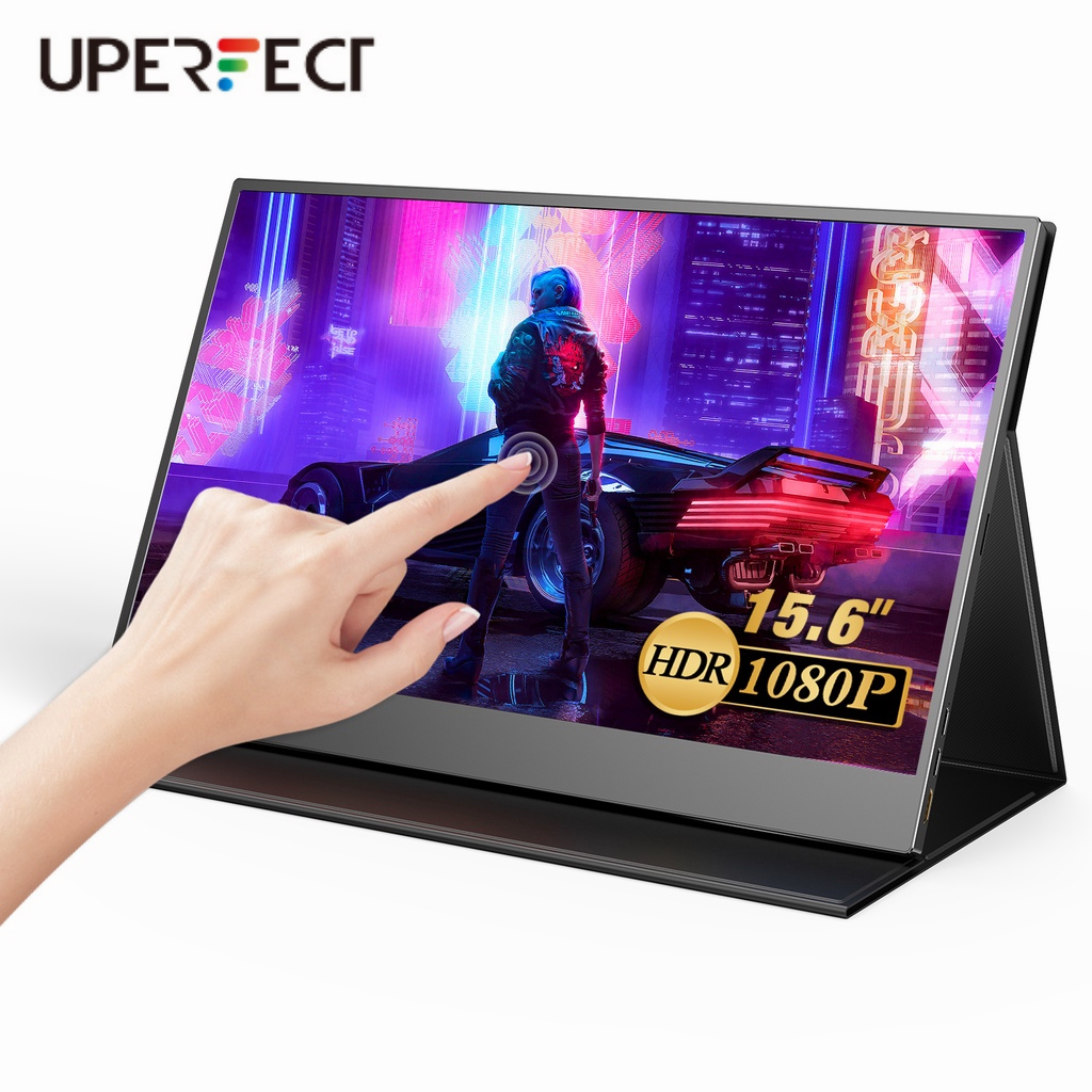 UPERFECT Touchscreen Portable Monitor 15.6 Inch 1080P Gaming Monitor