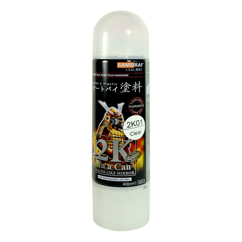 Samurai Paint 2K01 Clear 400ml (Super Gloss Topcoat) Shopee Philippines