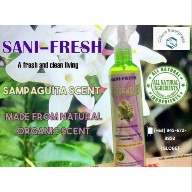 Air Freshener Sani Fresh Sampaguita Shopee Philippines