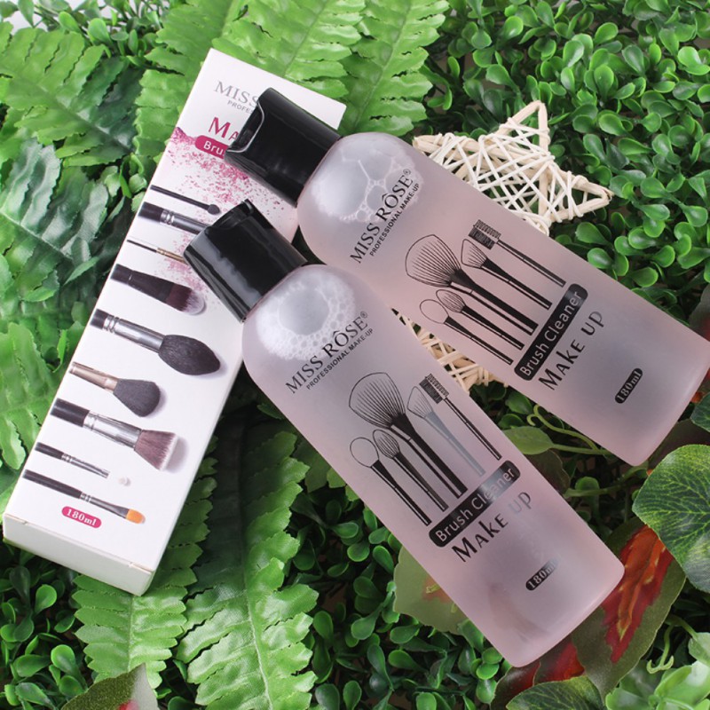 Professional Makeup Tools Liquid Cleaner Fluid 180ml Quickly Cleaning