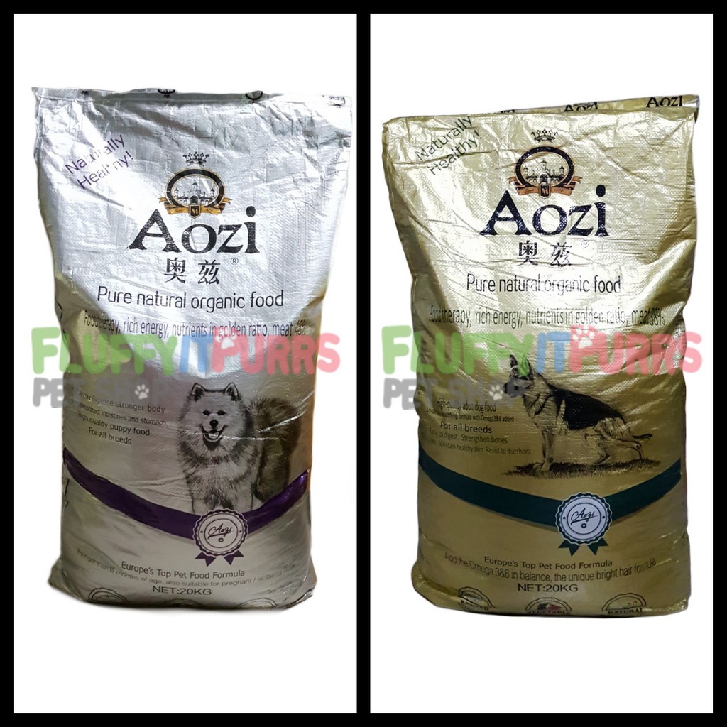 Aozi Natural Organic Dog Food (Plain/LambApple) Shopee