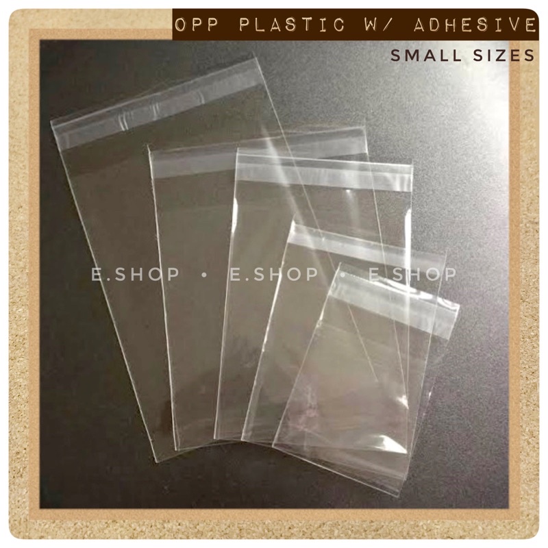 OPP Plastic with Adhesive Small Sizes 100pcs Shopee Philippines