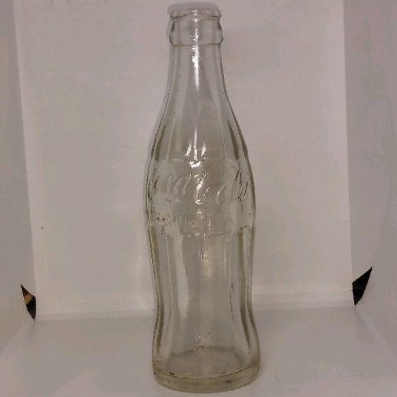 1950's Coca Cola Coke Manila Empty Glass Bottle Vintage Antique
