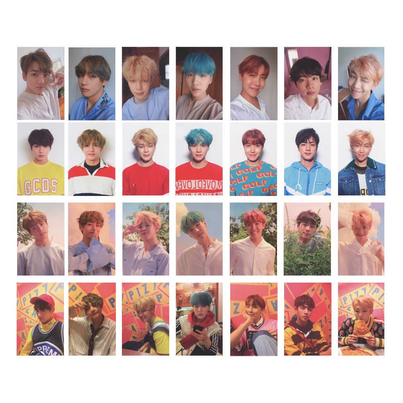 BTS Love Yourself Album Paper Card Self Made Photocard Shopee Philippines